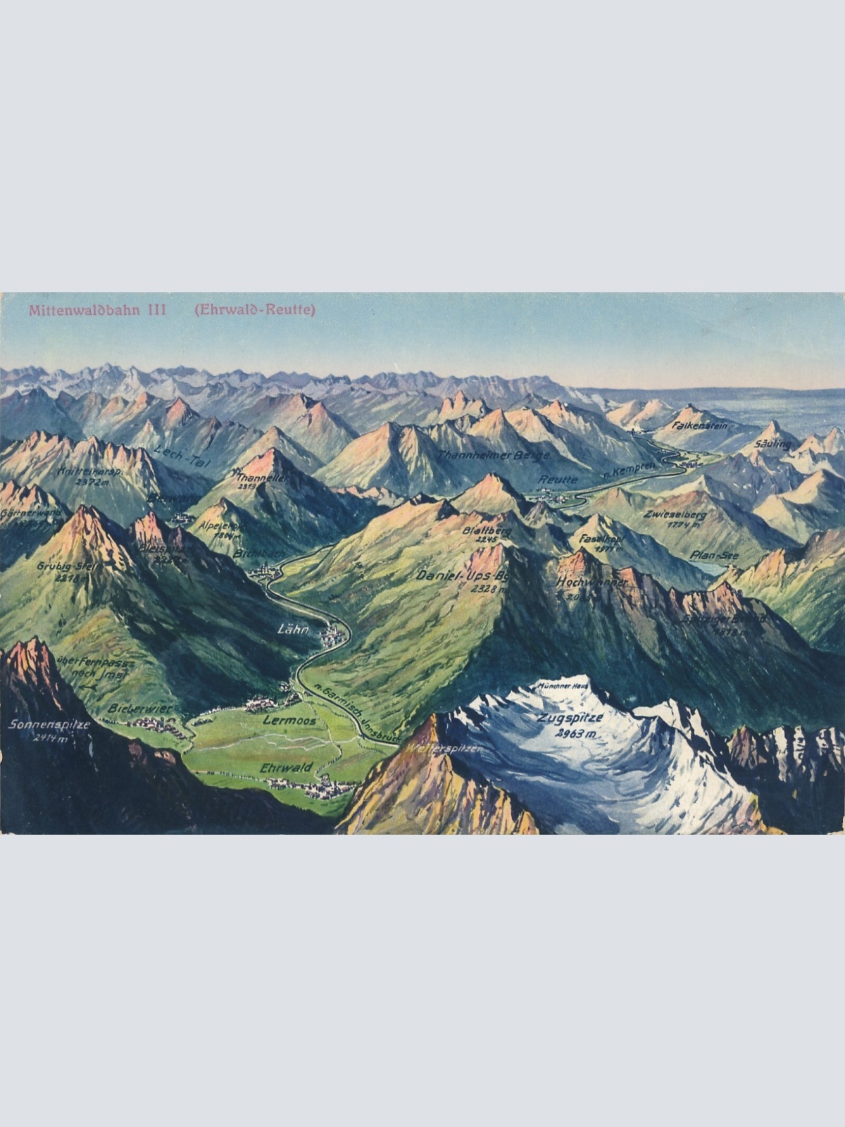 AK aus Ehrwald - Reutte Tirol Ansichtskarte (9942)