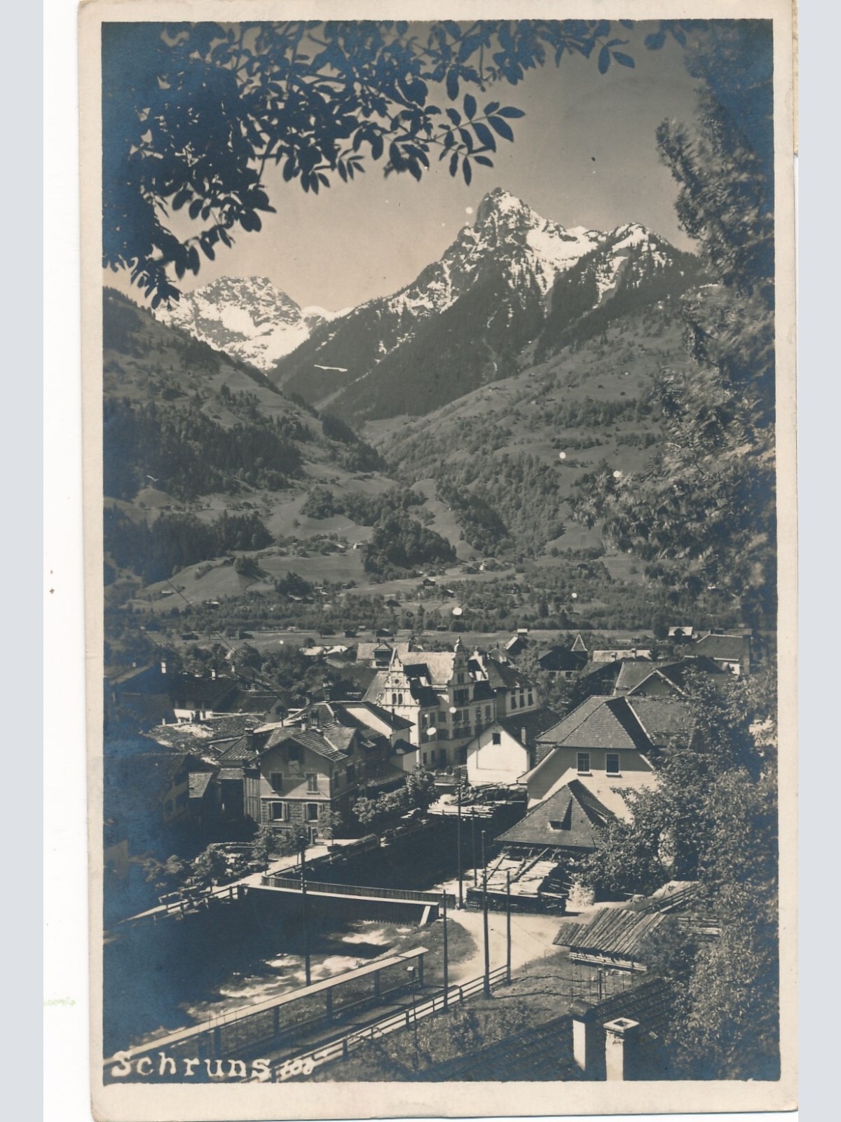 AK aus Schruns Tirol Ansichtskarte (9976)