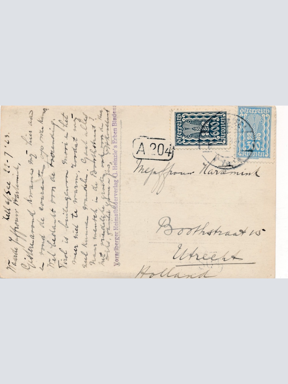 AK aus Schruns Tirol Ansichtskarte (9976)