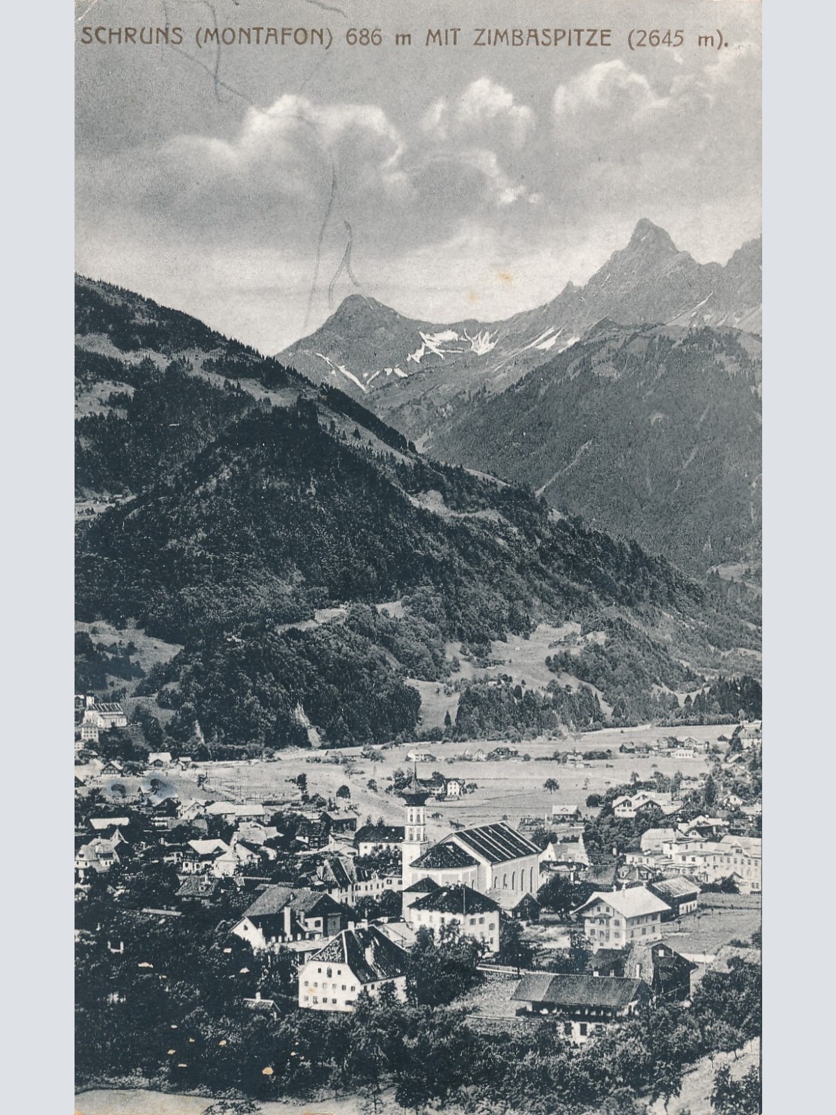 AK aus Schruns Tirol Ansichtskarte (9973)