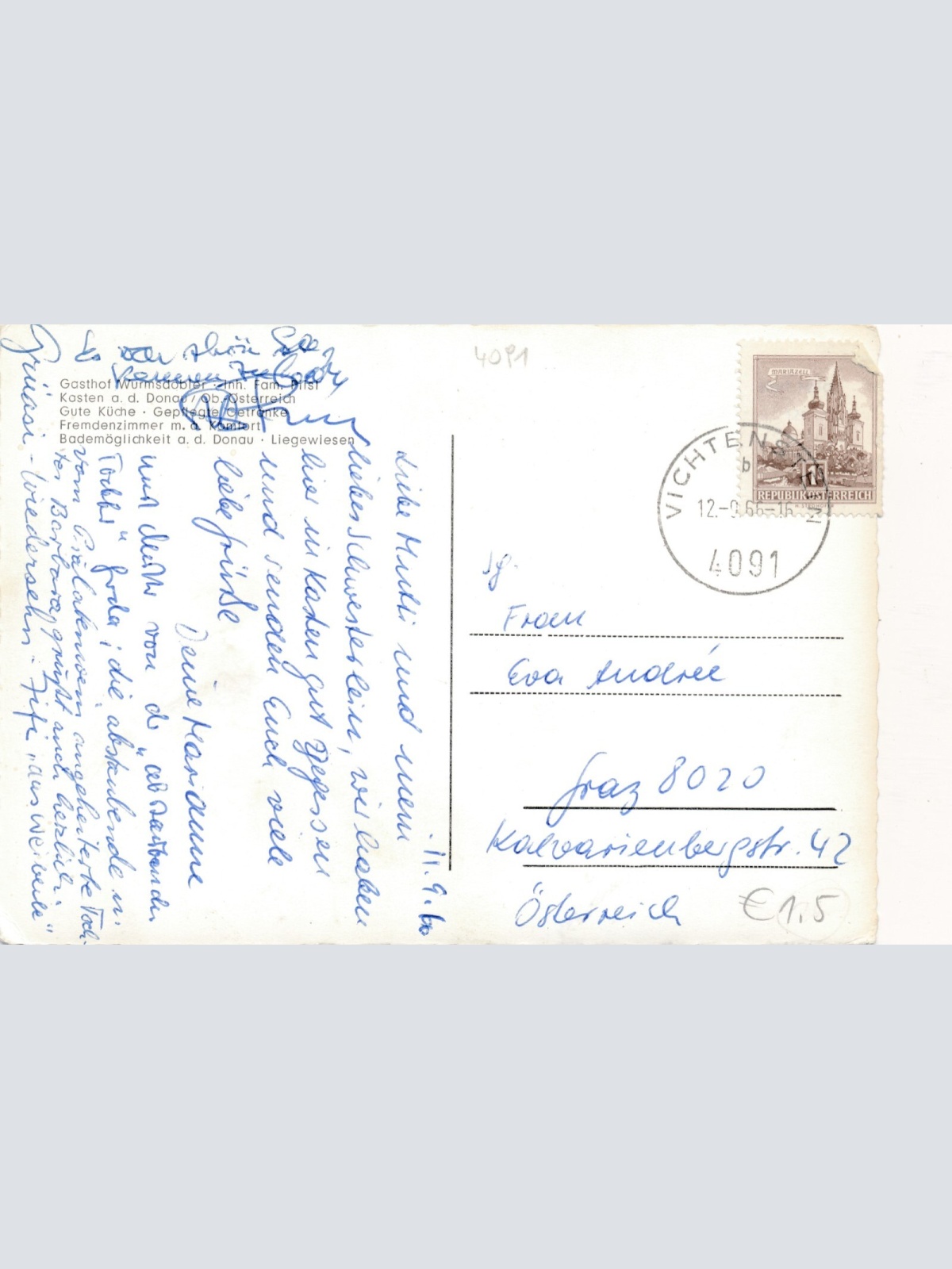 AK aus Kasten Mehrbildkarte Oberösterreich Ansichtskarte (9990)