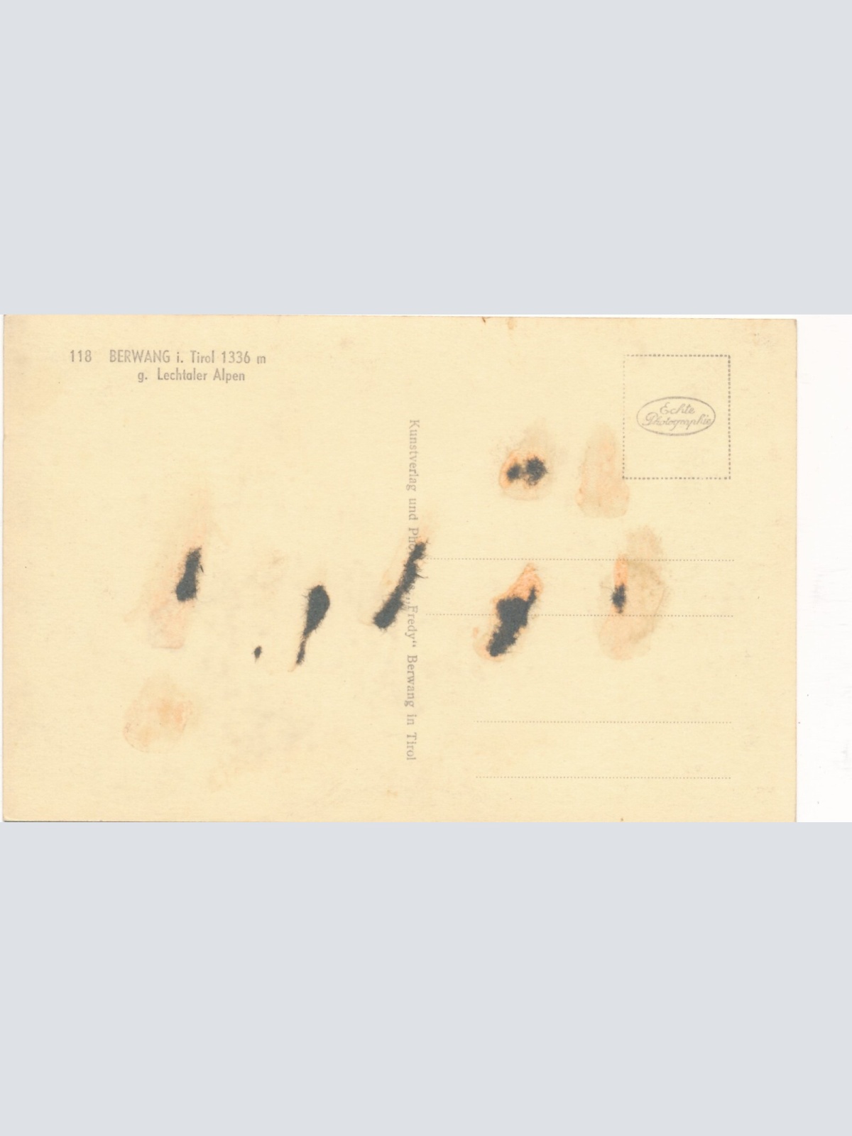 AK aus Berwang Tirol Ansichtskarte (9900)