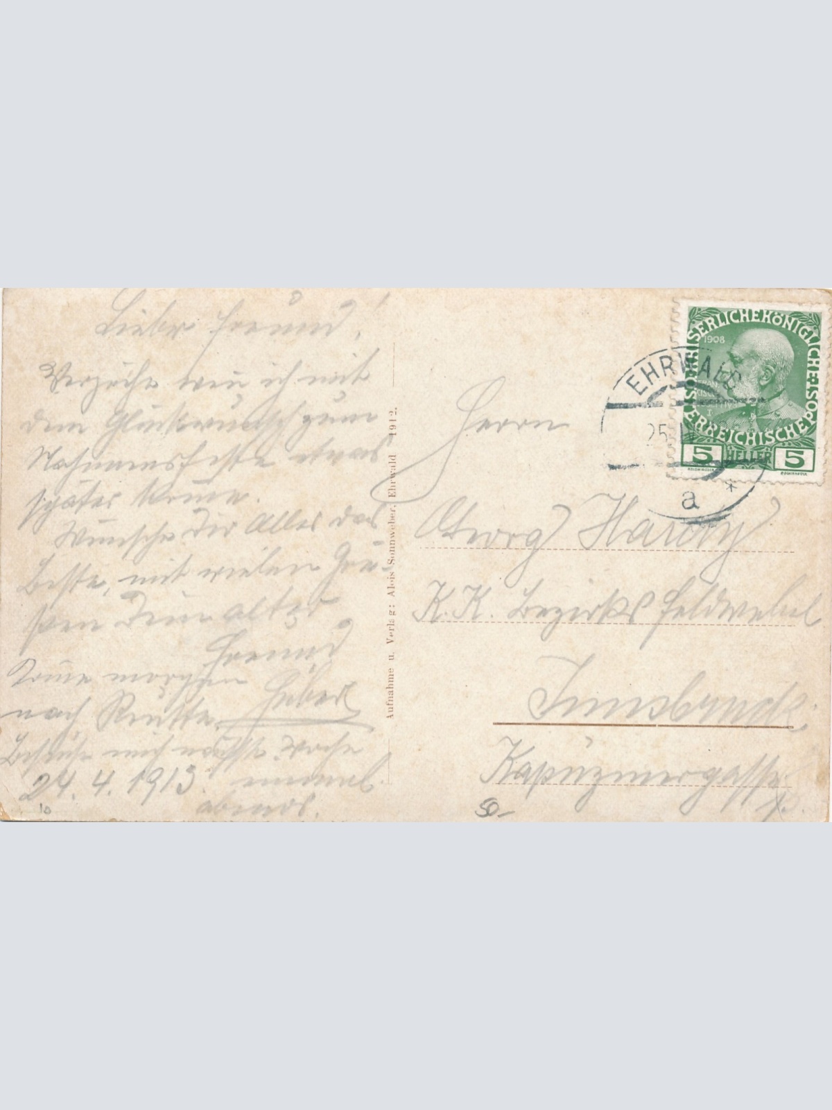 AK aus Ehrwald mit Wettstein Tirol Ansichtskarte (9925)