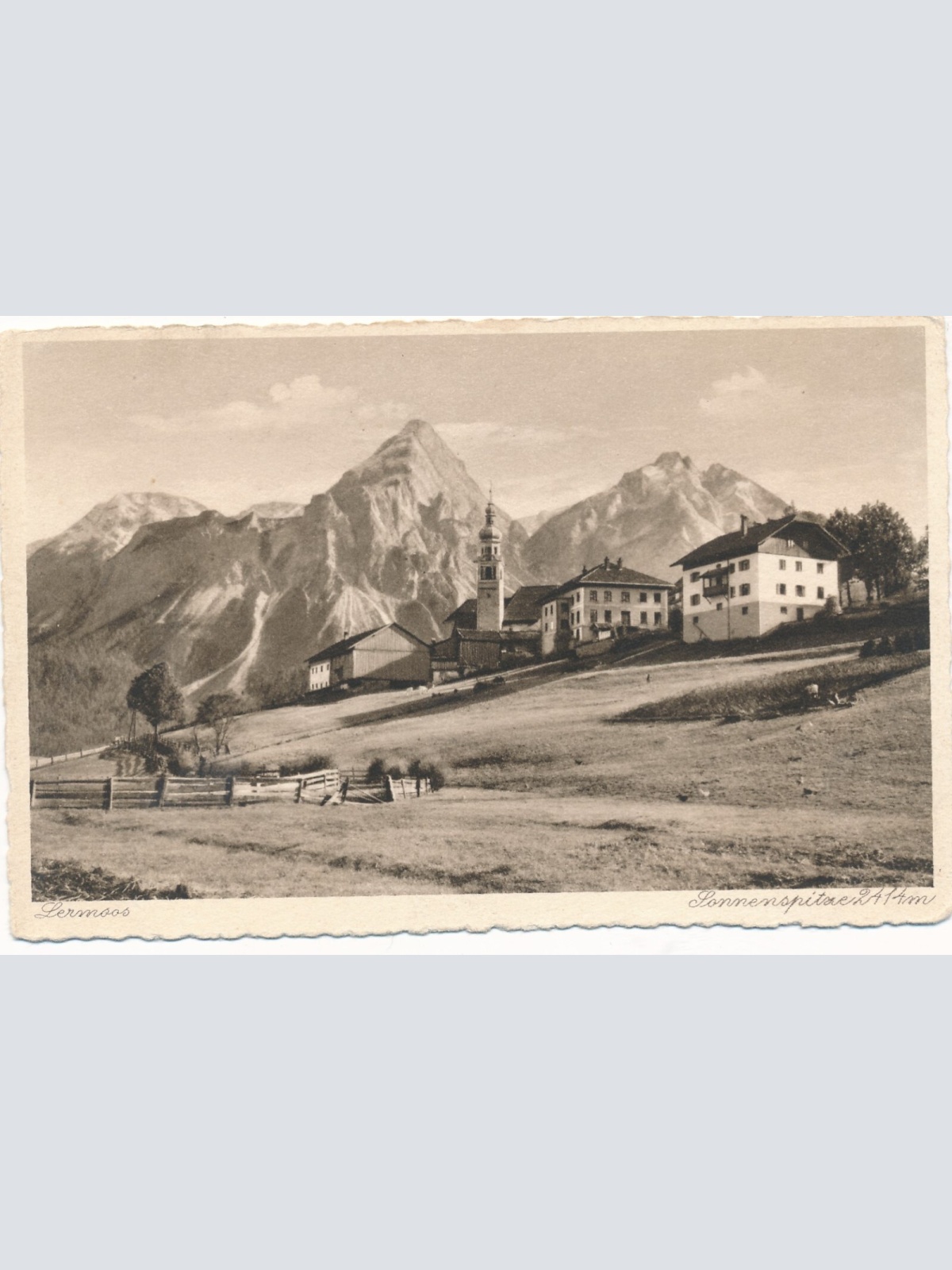 AK aus Lermoos Tirol Ansichtskarte (9923)