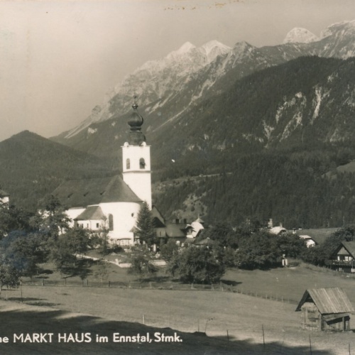 AK aus Markt Haus Steiermark Ansichtskarte (9595)