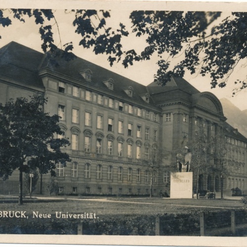 AK Innsbruck neue Universität Tirol Ansichtskarte (10267)