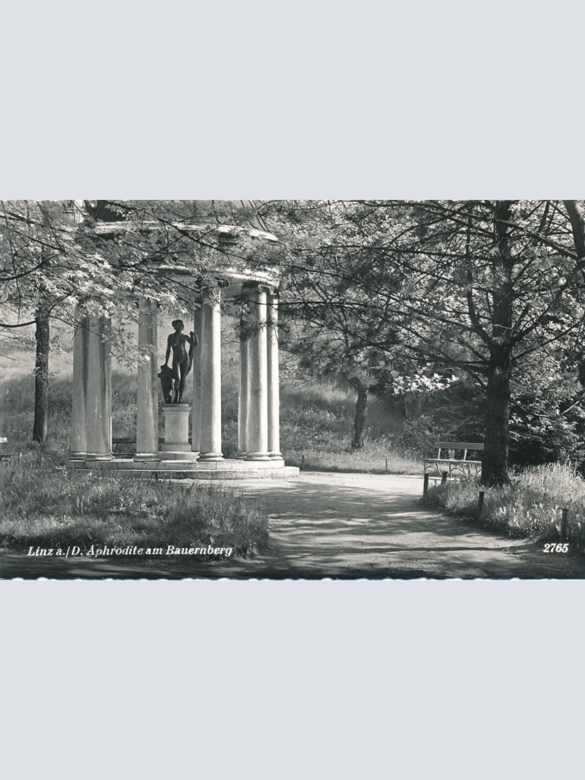 AK aus Linz an der Donau Aphrodite am Bauernberg Oberösterreich (10291)