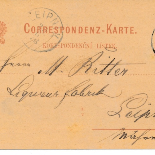 2 Kreuzer - Ganzsachen - Karte 1878 aus Wien (10192)