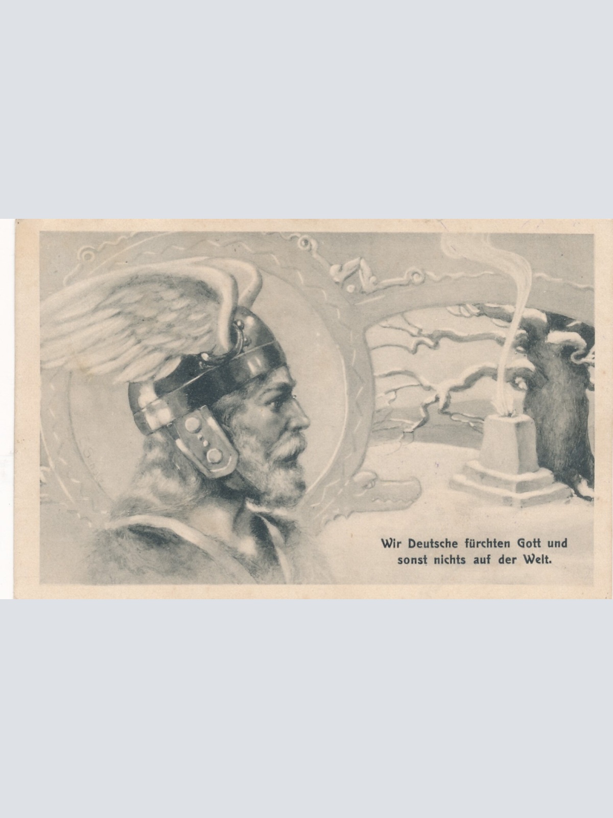 AK wir deutsche fürchten gott und sonst nichts auf der Welt (10223)