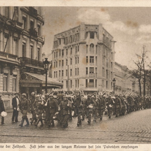 AK empfangnahme der Feldpost (10225)