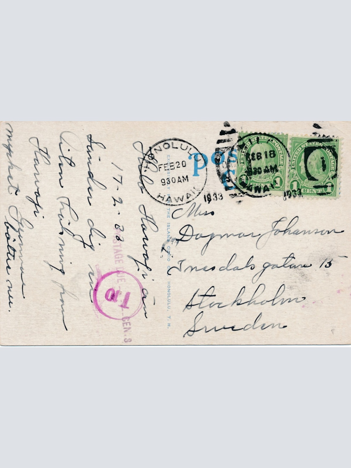 AK aus Hawai Cocoanut Island Amerika USA (8957)