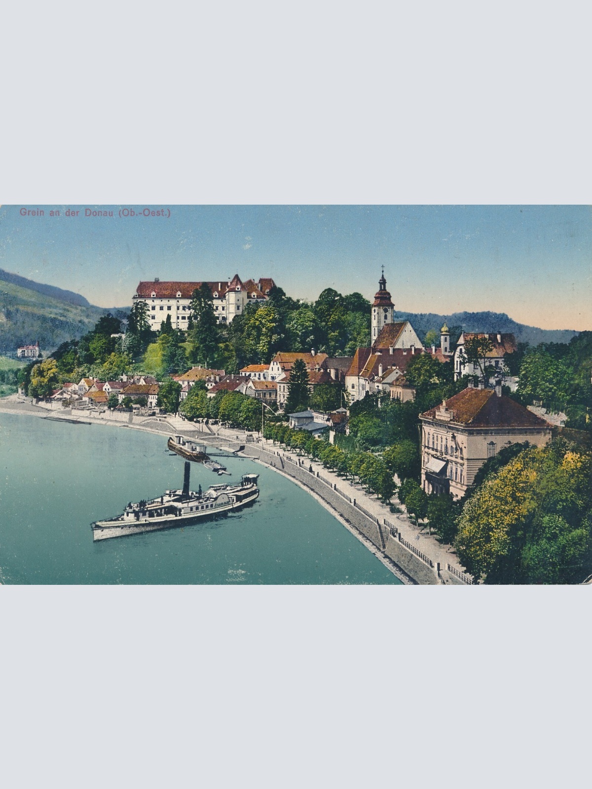 AK aus Grein a. Donau Oberösterreich (J94)