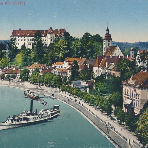 AK aus Grein a. Donau Oberösterreich (J94)