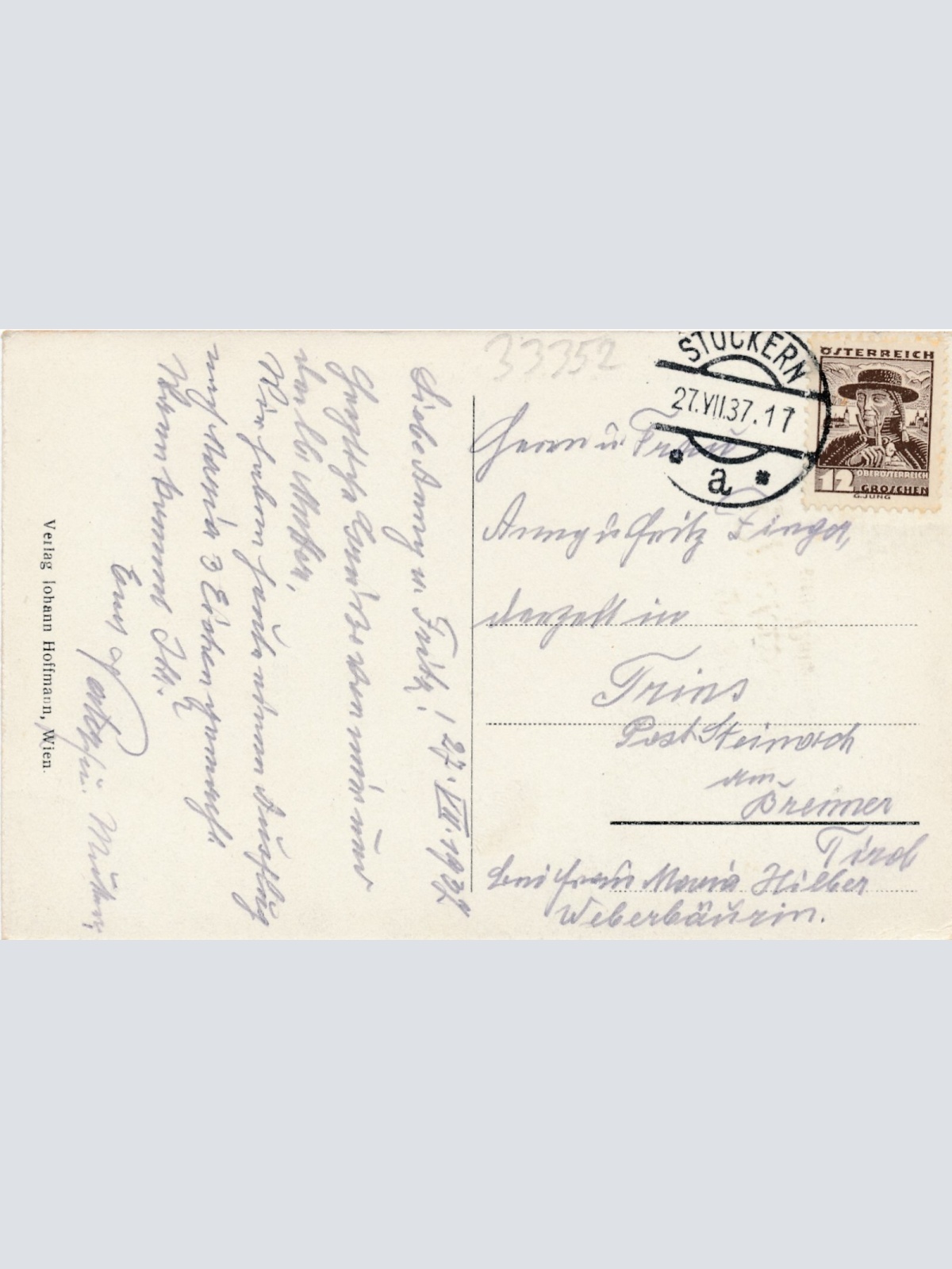 AK aus Maria drei Eichen mit Kirche Niederösterreich Ansichtskarte (10312)