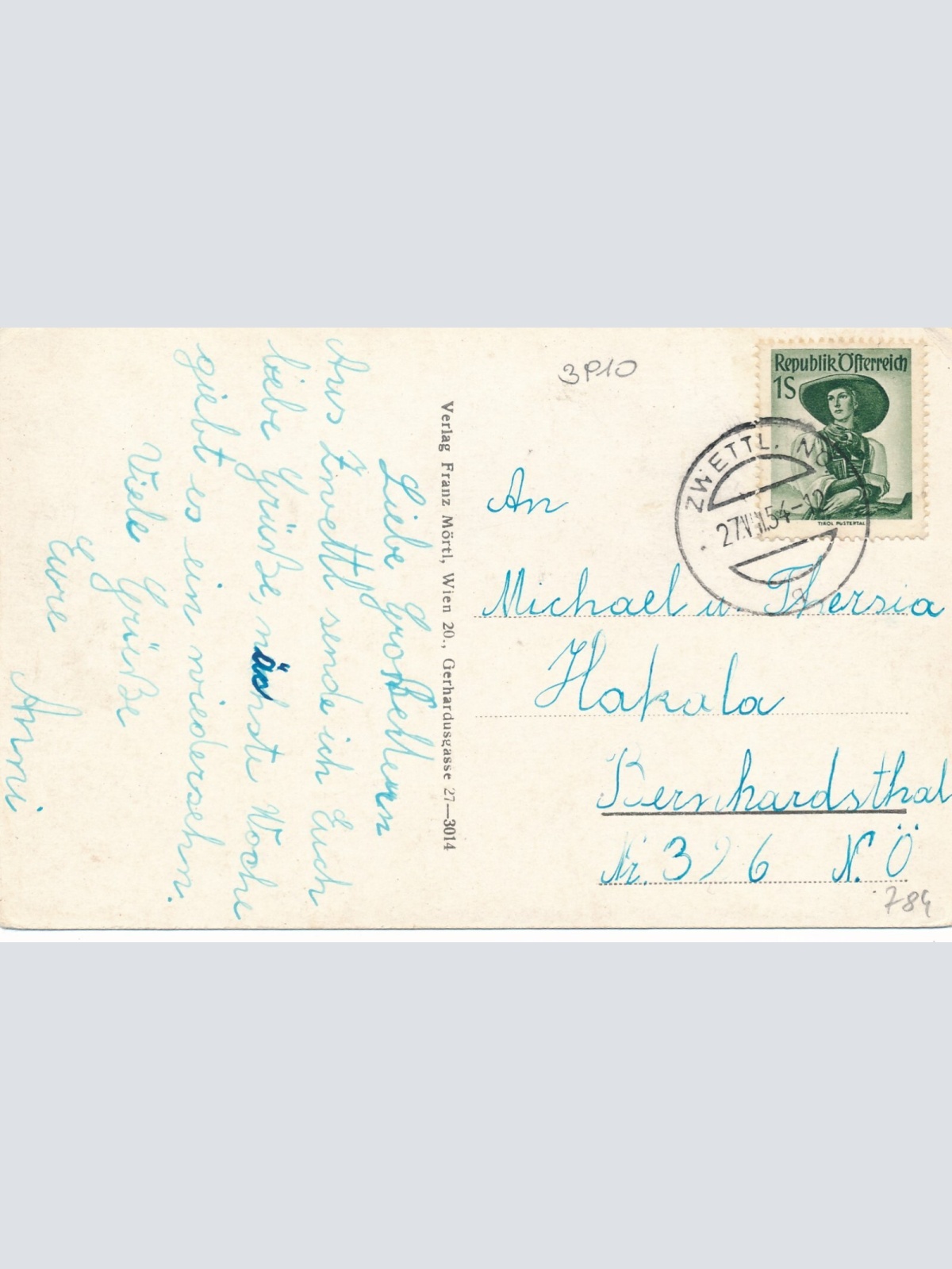 AK Zwettl am Kamp Kreuzgang Niederösterreich Ansichtskarte (10339)