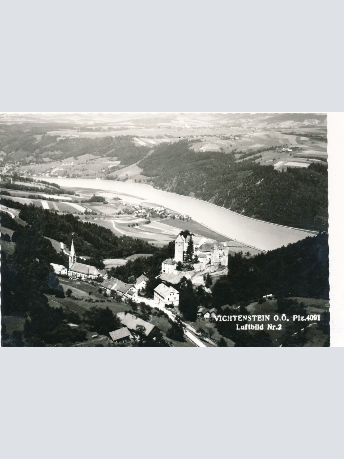 AK aus Vichtenstein luftbild Nr. 2 Oberösterreich Ansichtskarte (9994)