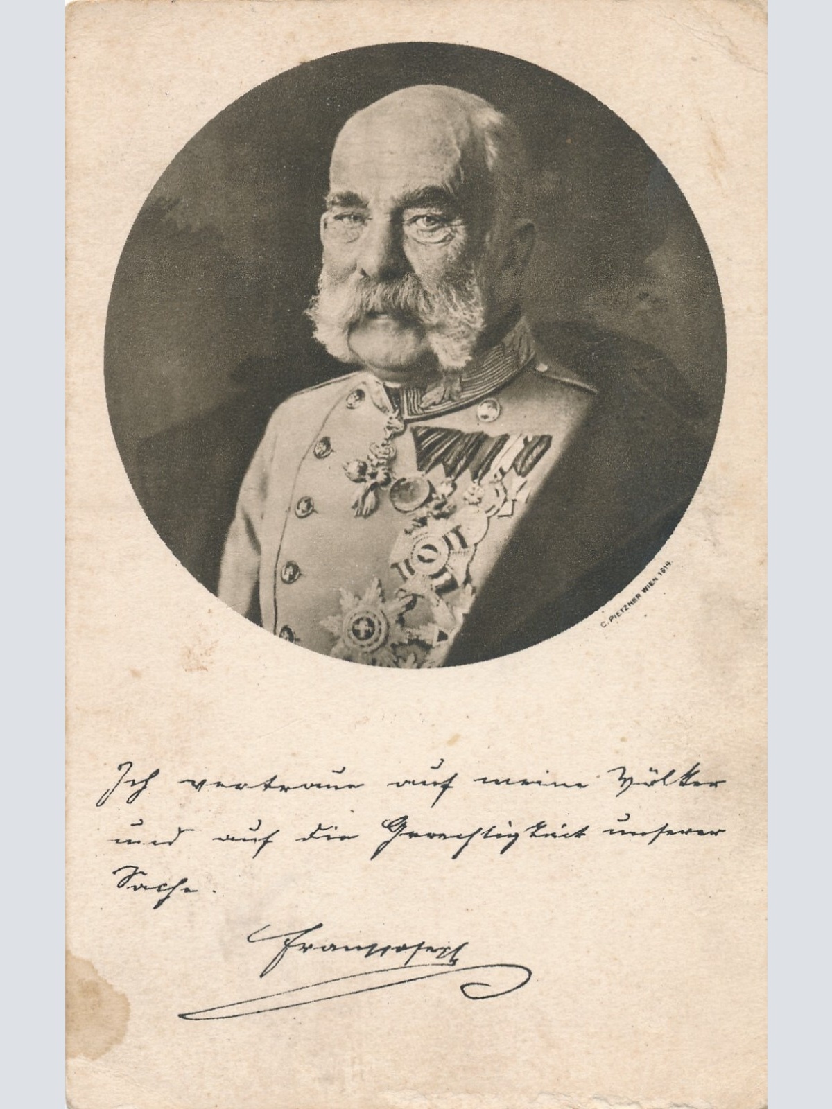 AK vom Kaiser Franz Josef Ansichtskarte (10037)