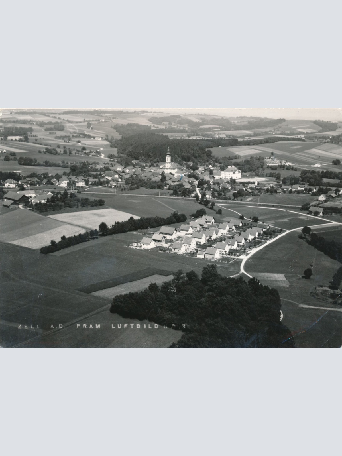 AK aus Zell an der Pram Luftild Nr.2 Oberösterreich Ansichtskarte (9999)