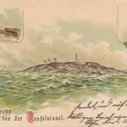 AK gruss von der Teufelsinsel Französisch-Guayana Ansichtskarte (8640)