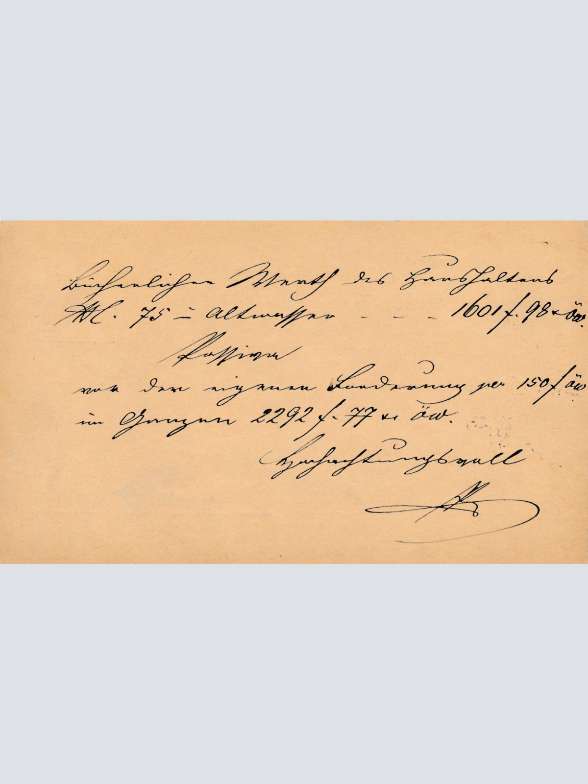 2 Kreuzer - Ganzsachen - Karte aus Königswart (10170)