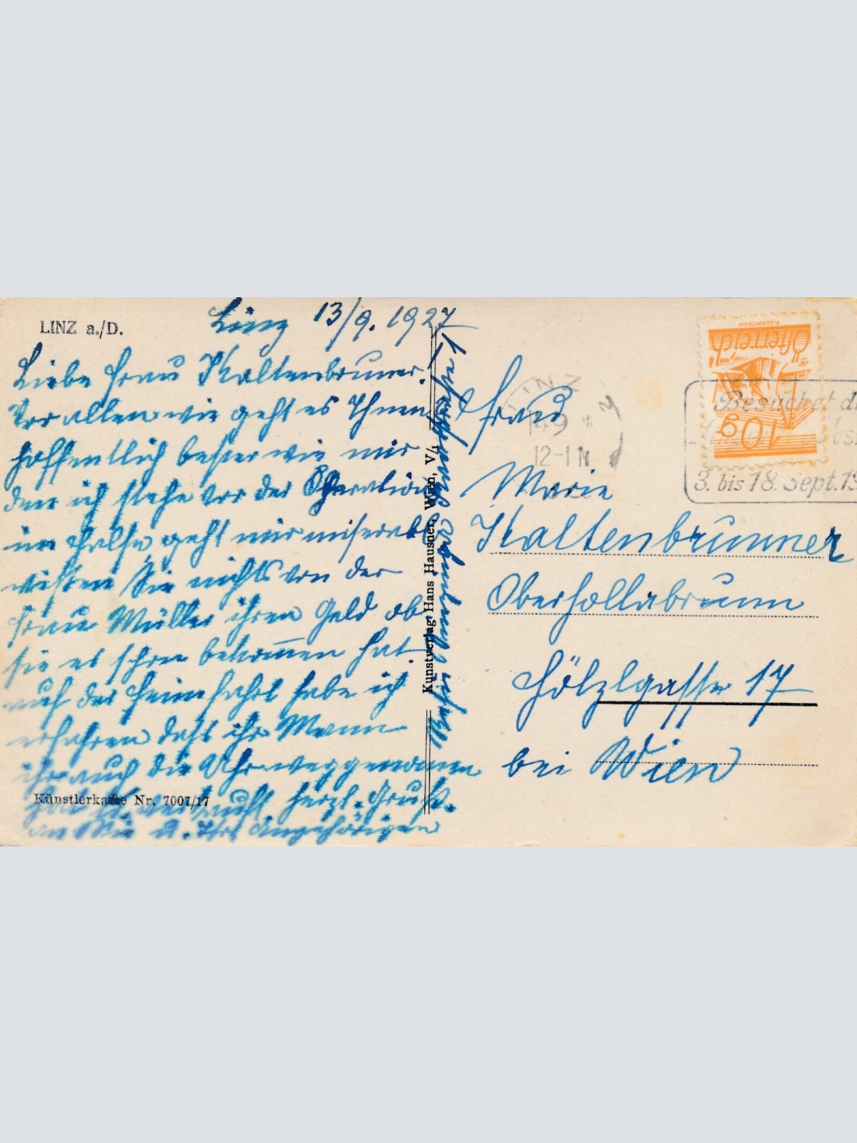 AK aus Linz an der Donau Oberösterreich Ansichtskarte (10591)