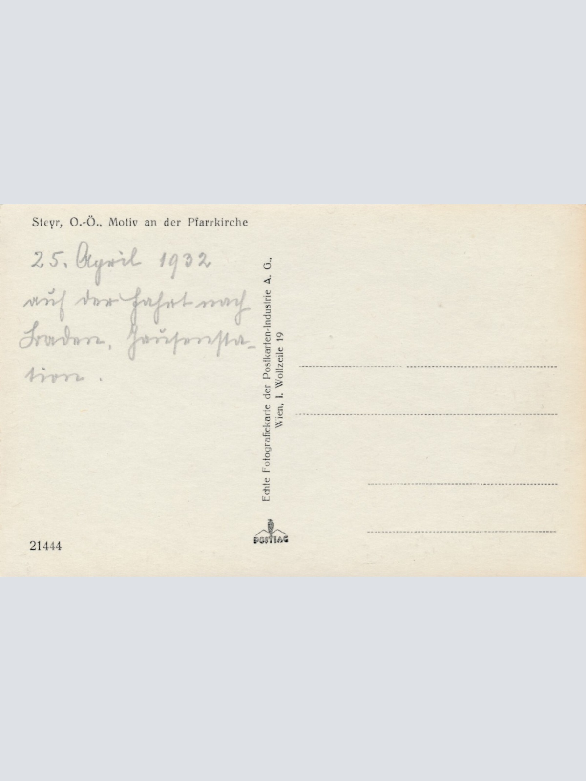 AK Steyr Oberösterreich Ansichtskarte (10588)