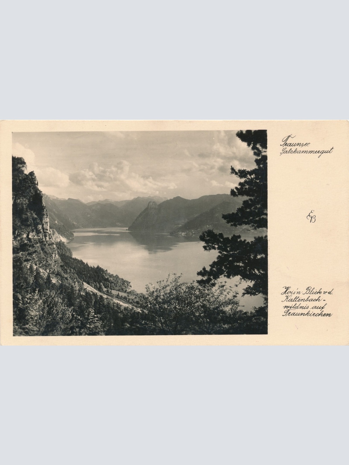 AK vom Traunsee Oberösterreich Ansichtskarte (10587)