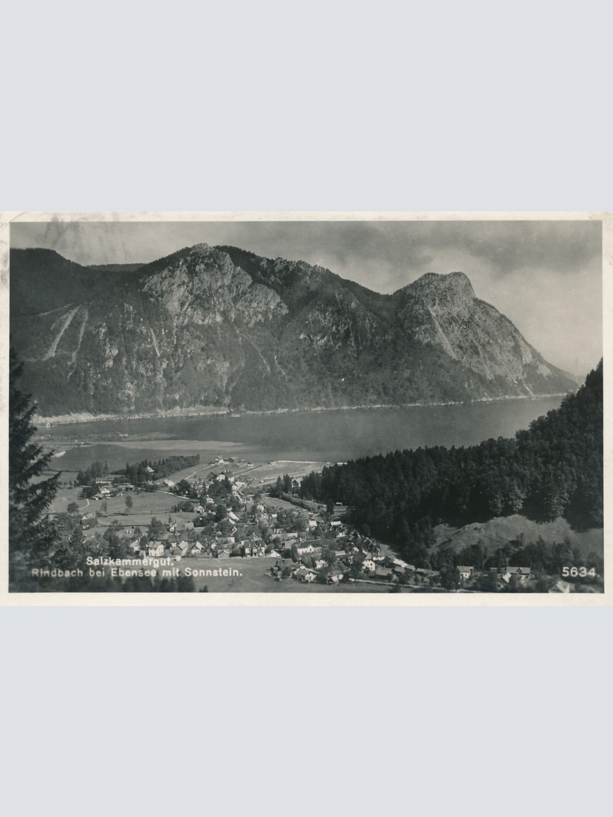 AK aus Rindbach bei Ebensee mit Sonnstein Oberösterreich Ansichtskarte (10625)