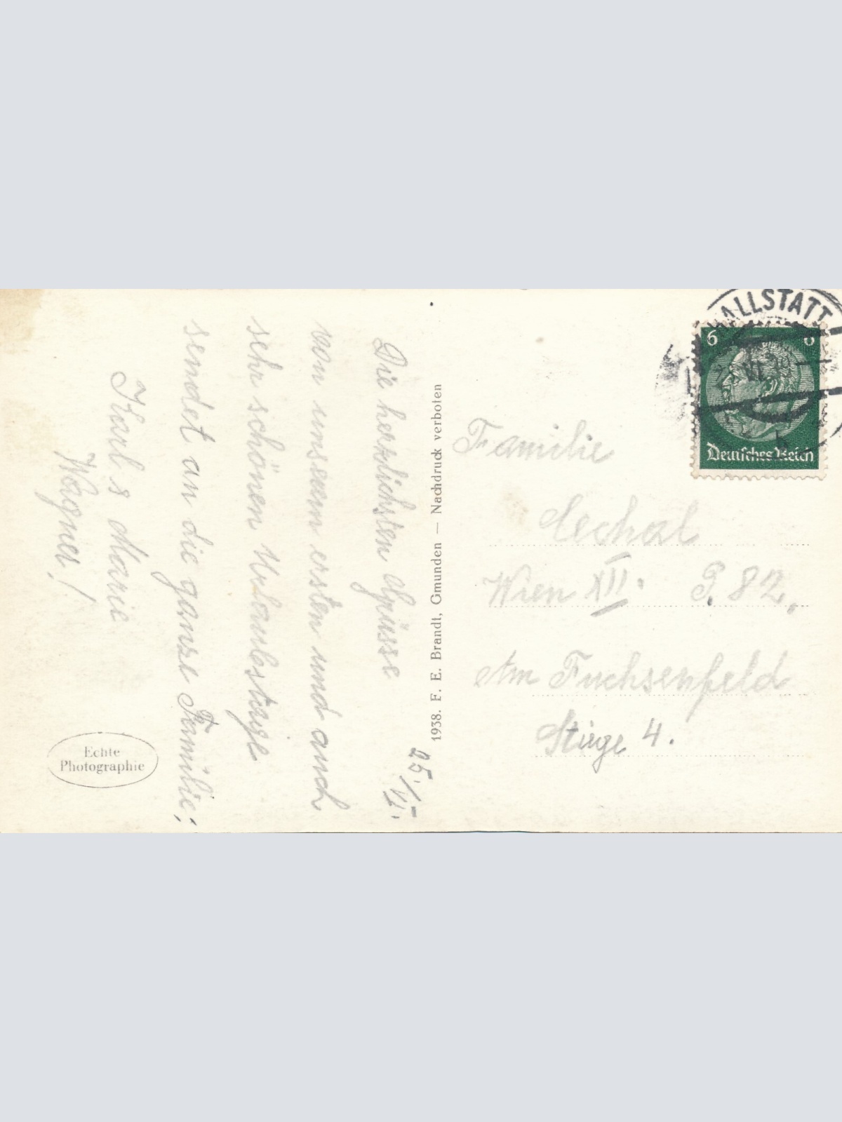 AK aus Rindbach bei Ebensee mit Sonnstein Oberösterreich Ansichtskarte (10625)