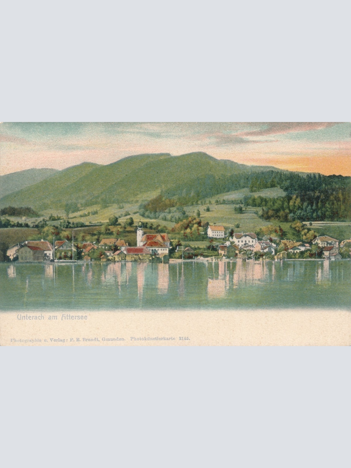 AK aus Unterach am Attersee Oberösterreich Ansichtskarte (10605)