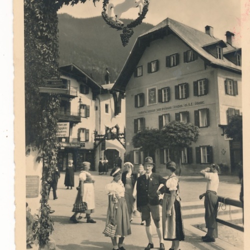 AK aus St. Wolfgang mit Musik Strophe Oberösterreich Ansichtskarte (10614)