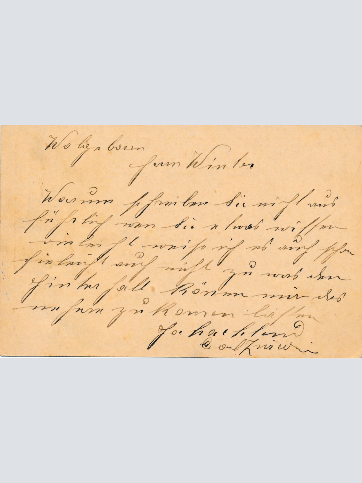 2 Kreuzer - Ganzsachen - Karte 1892 aus Teschen (10695)