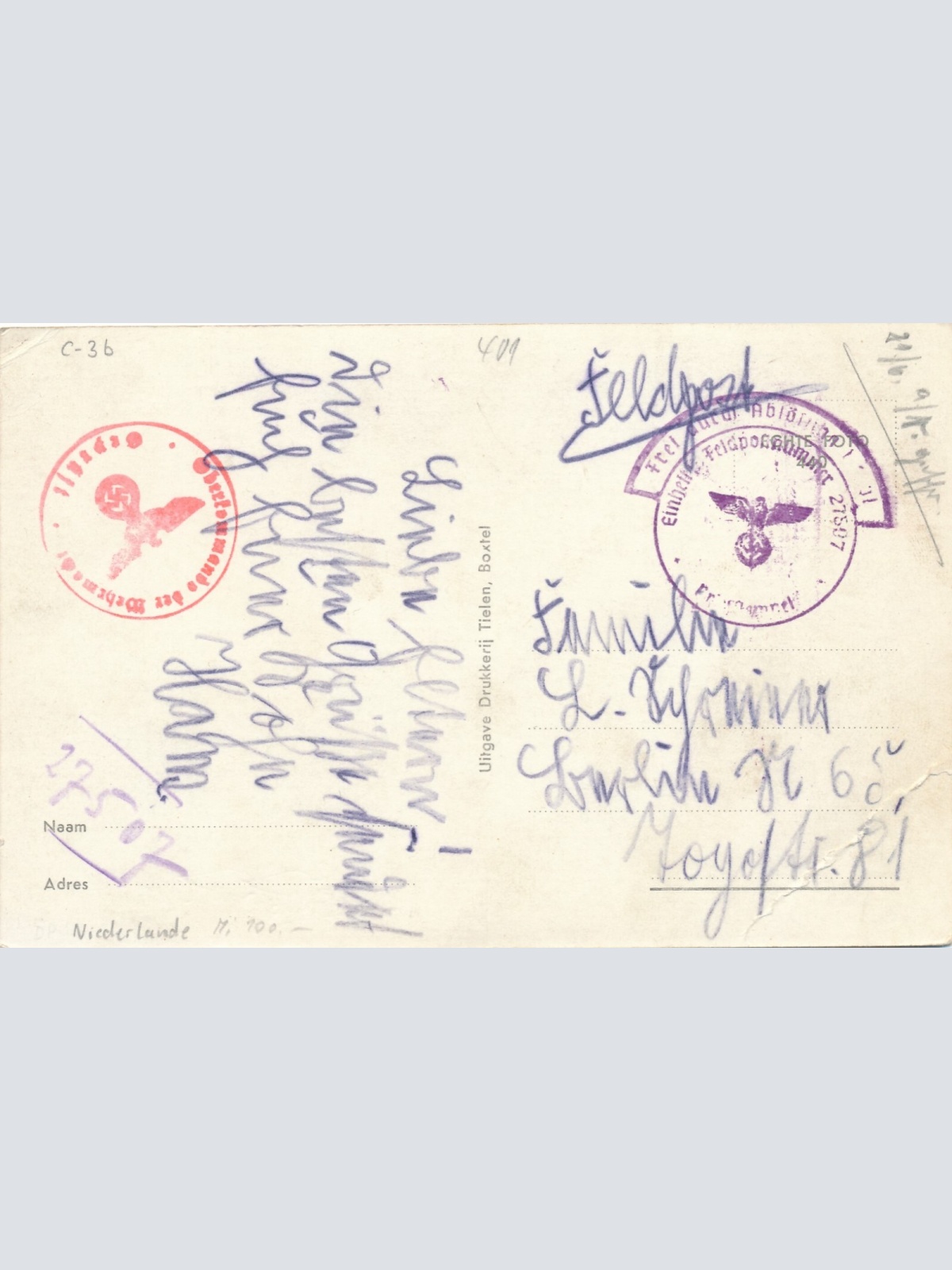 AK aus Boxtel Gemeentehuis Niederlande Ansichtskarte (10735)