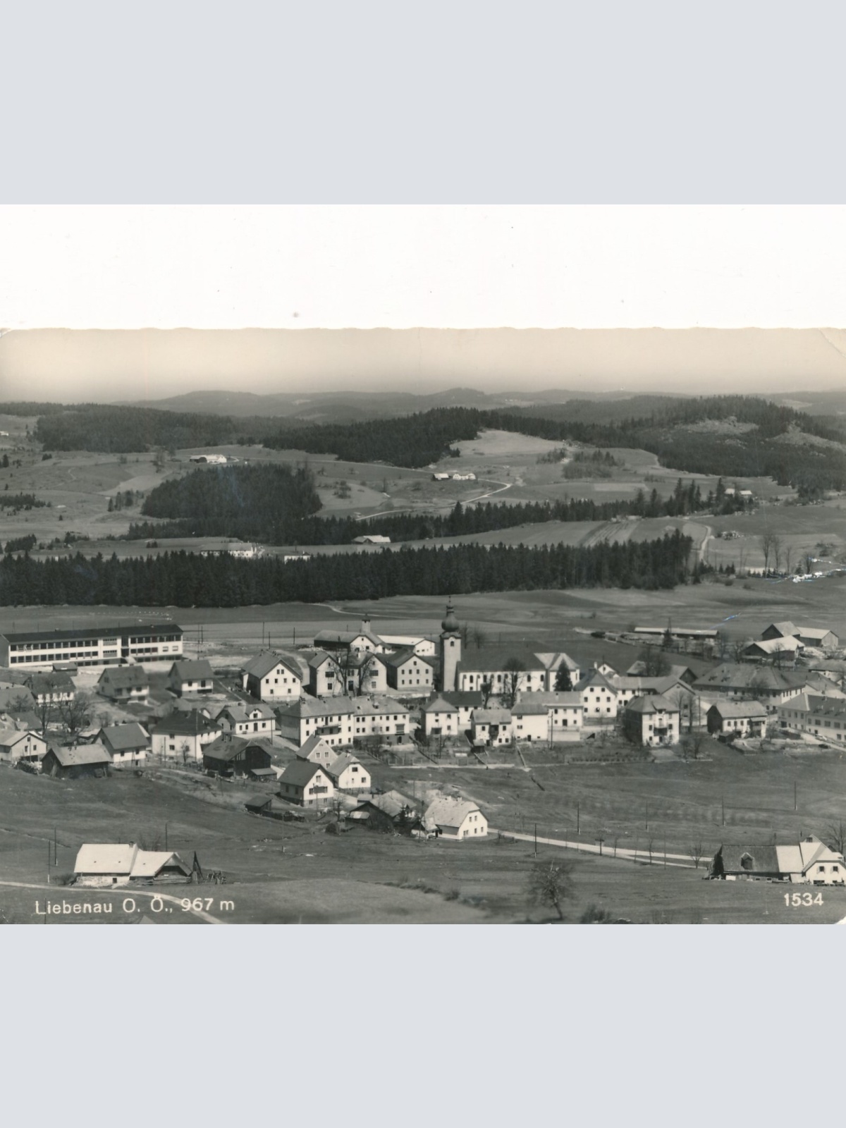 AK aus Liebenau Oberösterreich Fliegerfoto (J117)