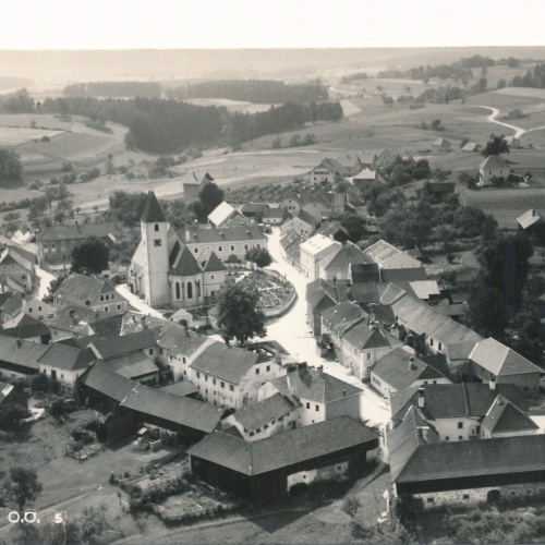 AK aus Lasberg Oberösterreich Fliegerfoto (J122)
