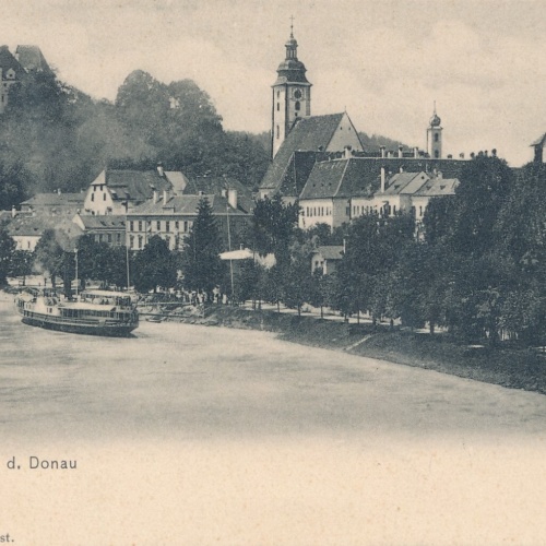 AK aus Grein a. Donau Oberösterreich (J103)