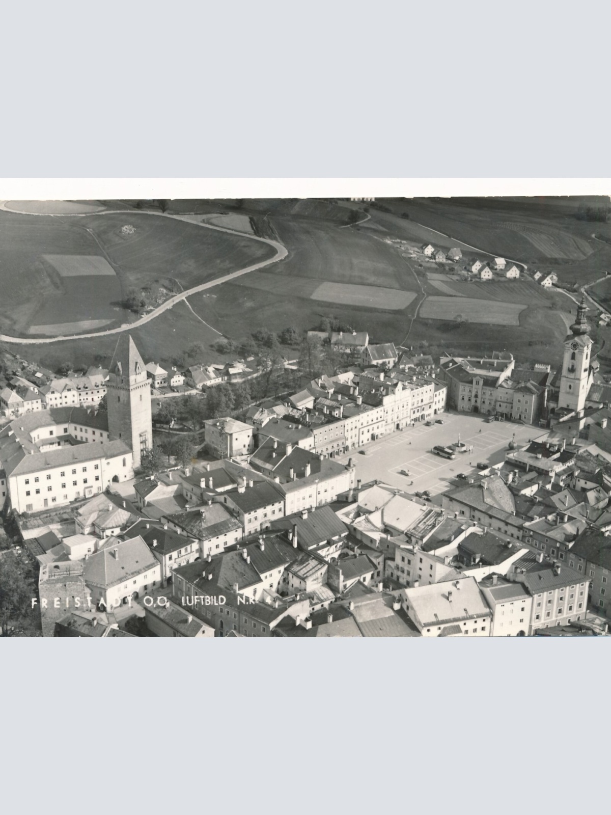 AK aus Freistadt Oberösterreich Fliegerfoto (J155)