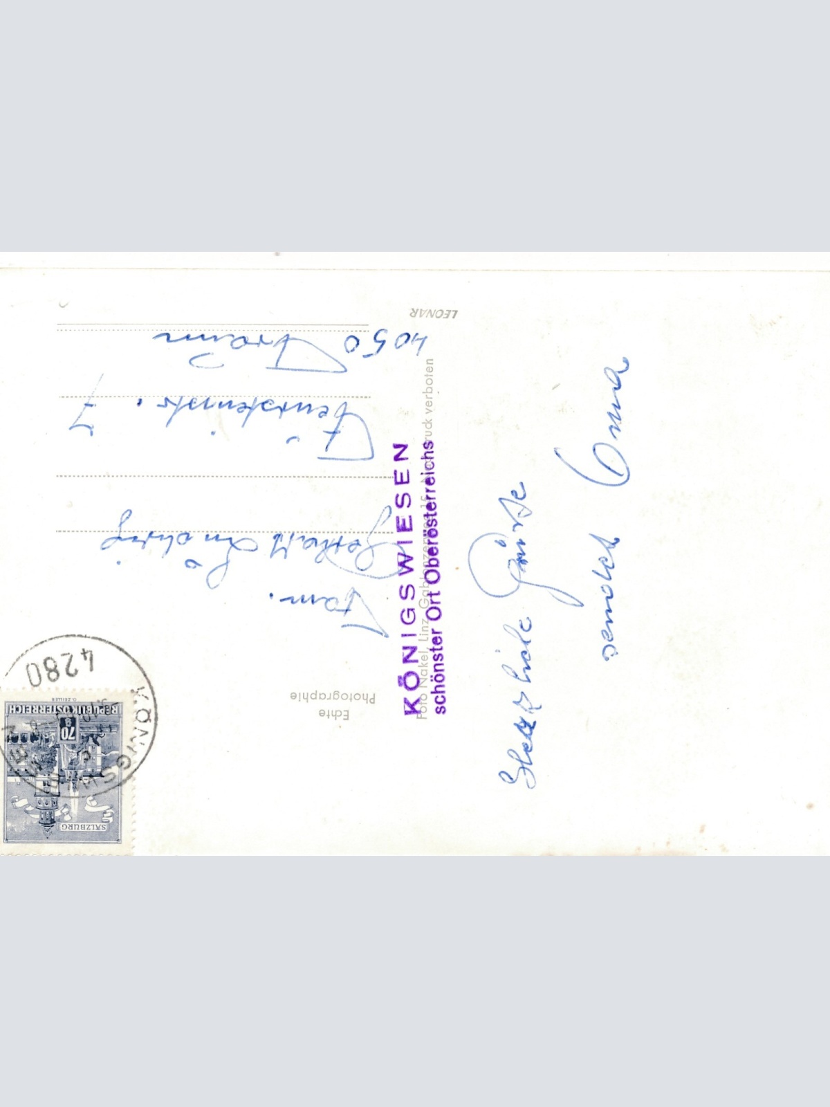 AK aus Königswiesen Oberösterreich (J131)