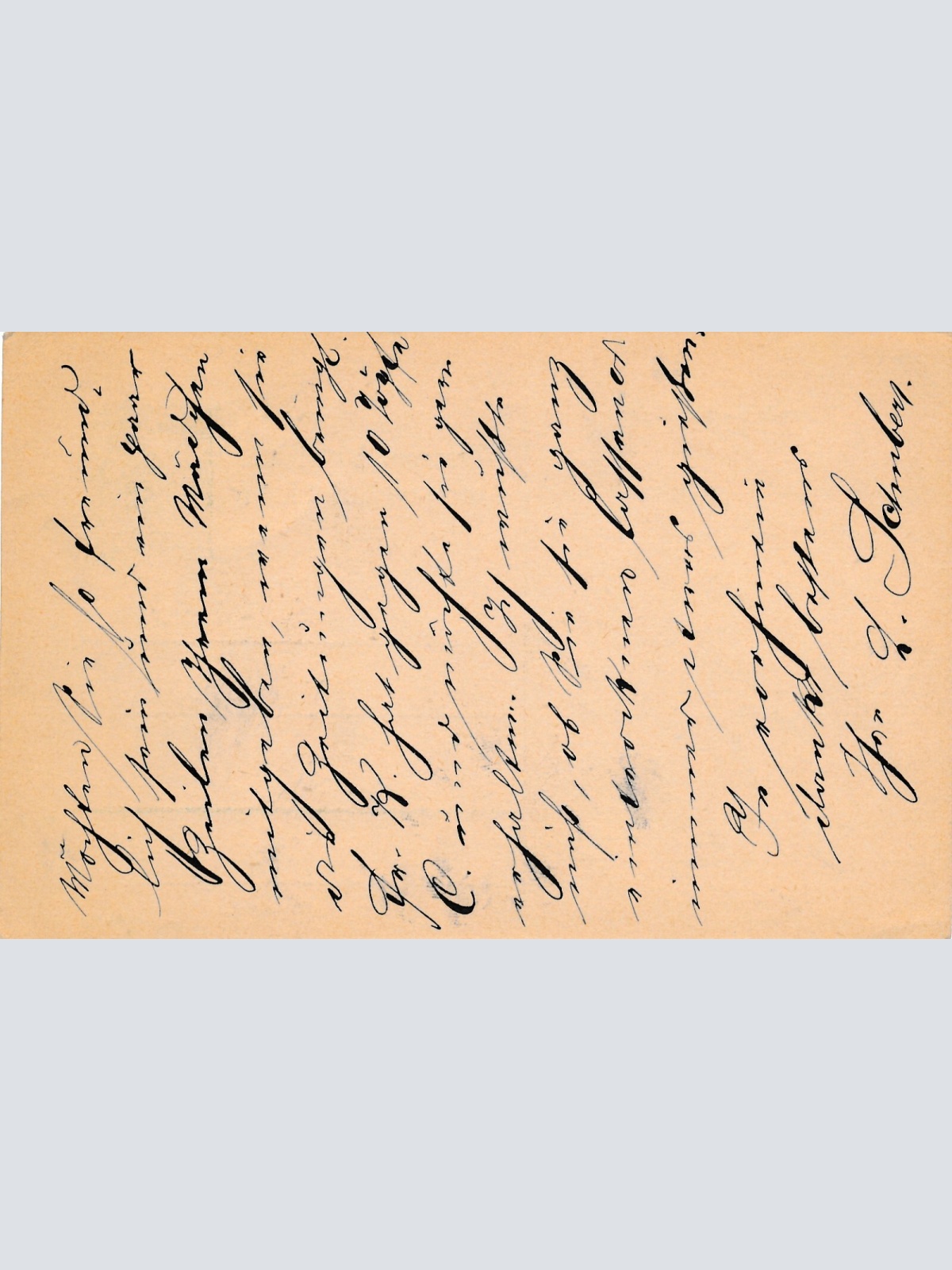 5 Heller Ganzsachen - Karte 1907 aus Smichov (10458)