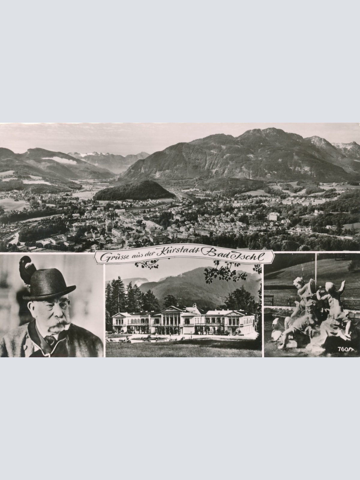 AK aus Bad Ischl Mehrbildkarte Oberösterreich (10485)