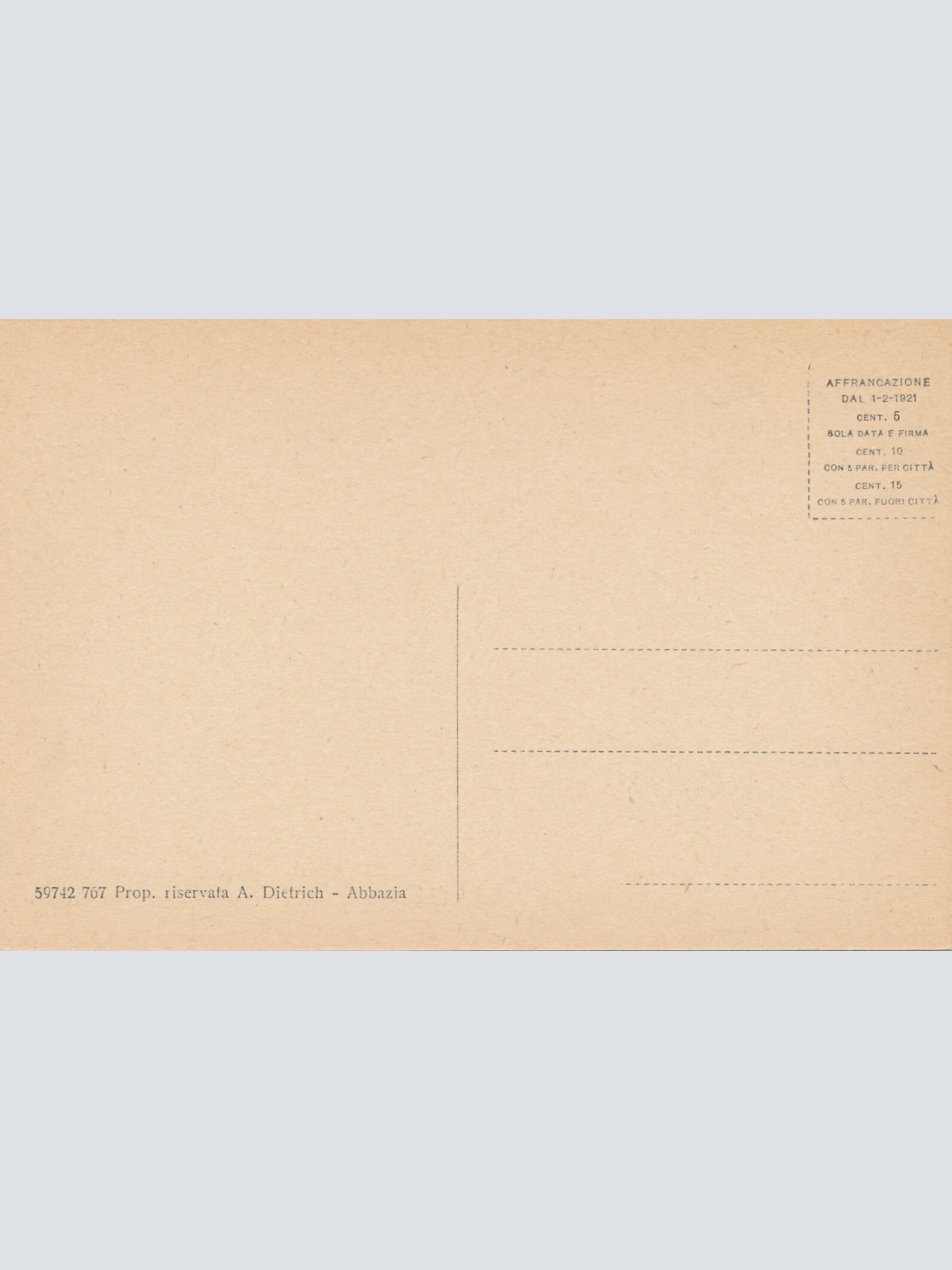 AK aus Abbazia icici Italien Ansichtskarte (10936)