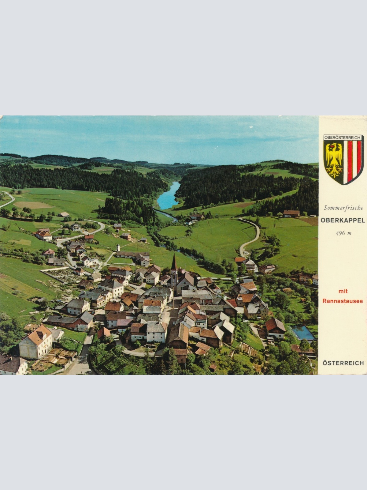 Alpine - Luftbild aus Oberkappel Oberösterreich Ansichtskarte (10927)