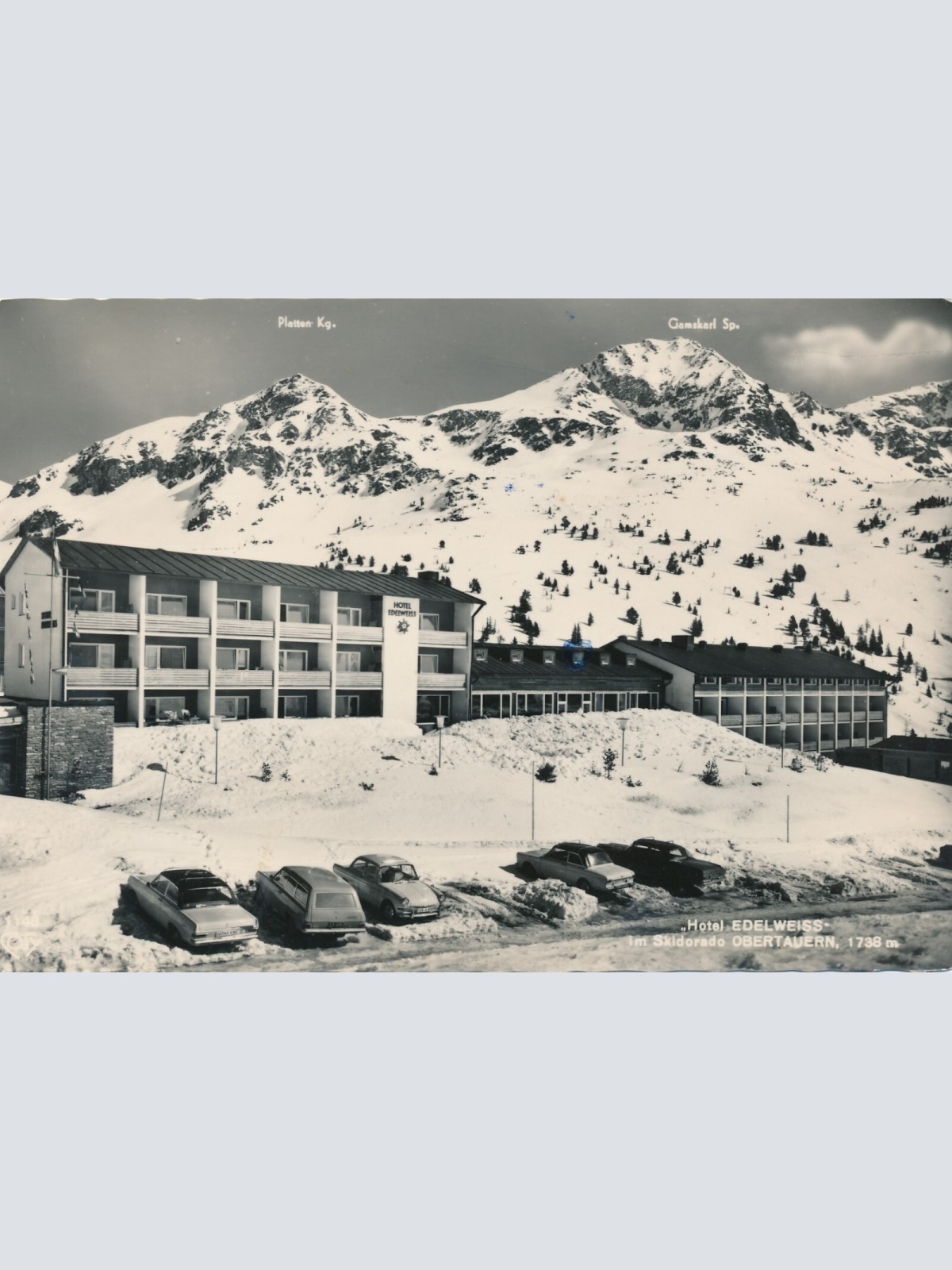 AK aus Obertauern mit Hotel Edelweiss Ansichtskarte (10950)