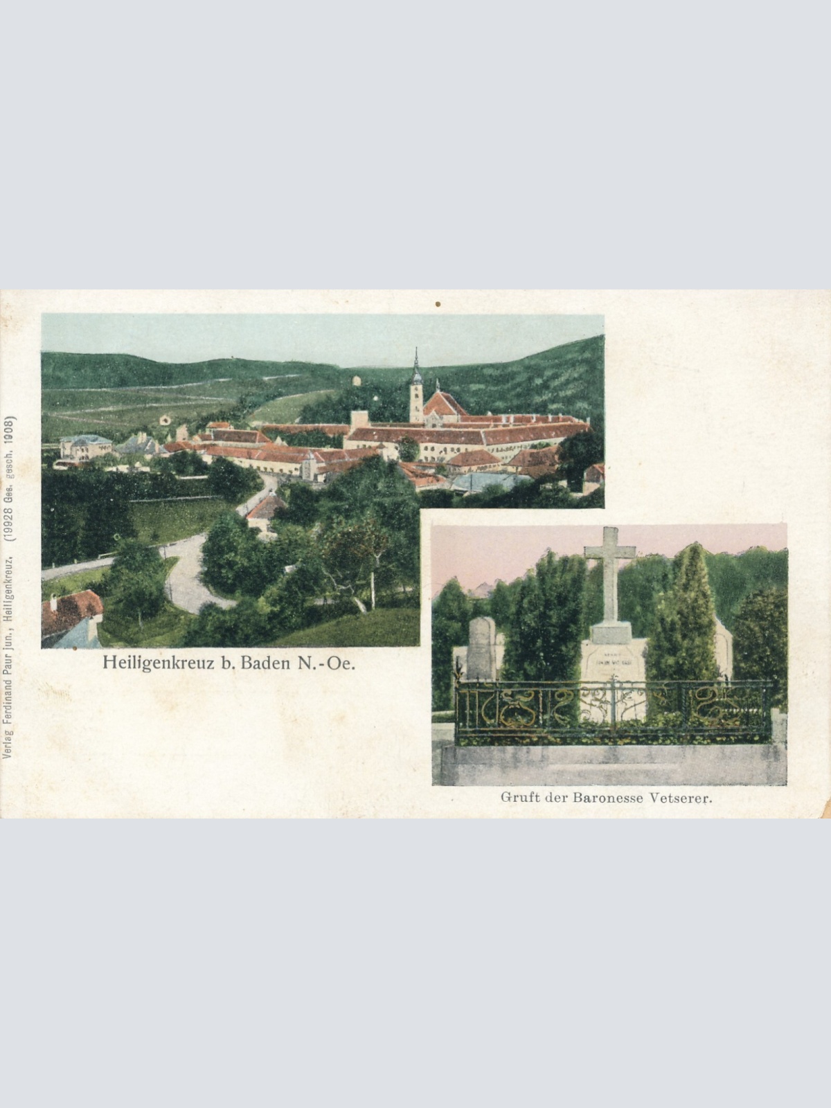 AK aus Heiligenkreuz Niederösterreich Ansichtskarte (10958)