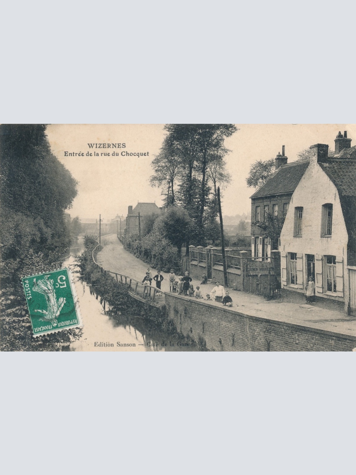 AK aus Wizernes Frankreich Ansichtskarte (10882)