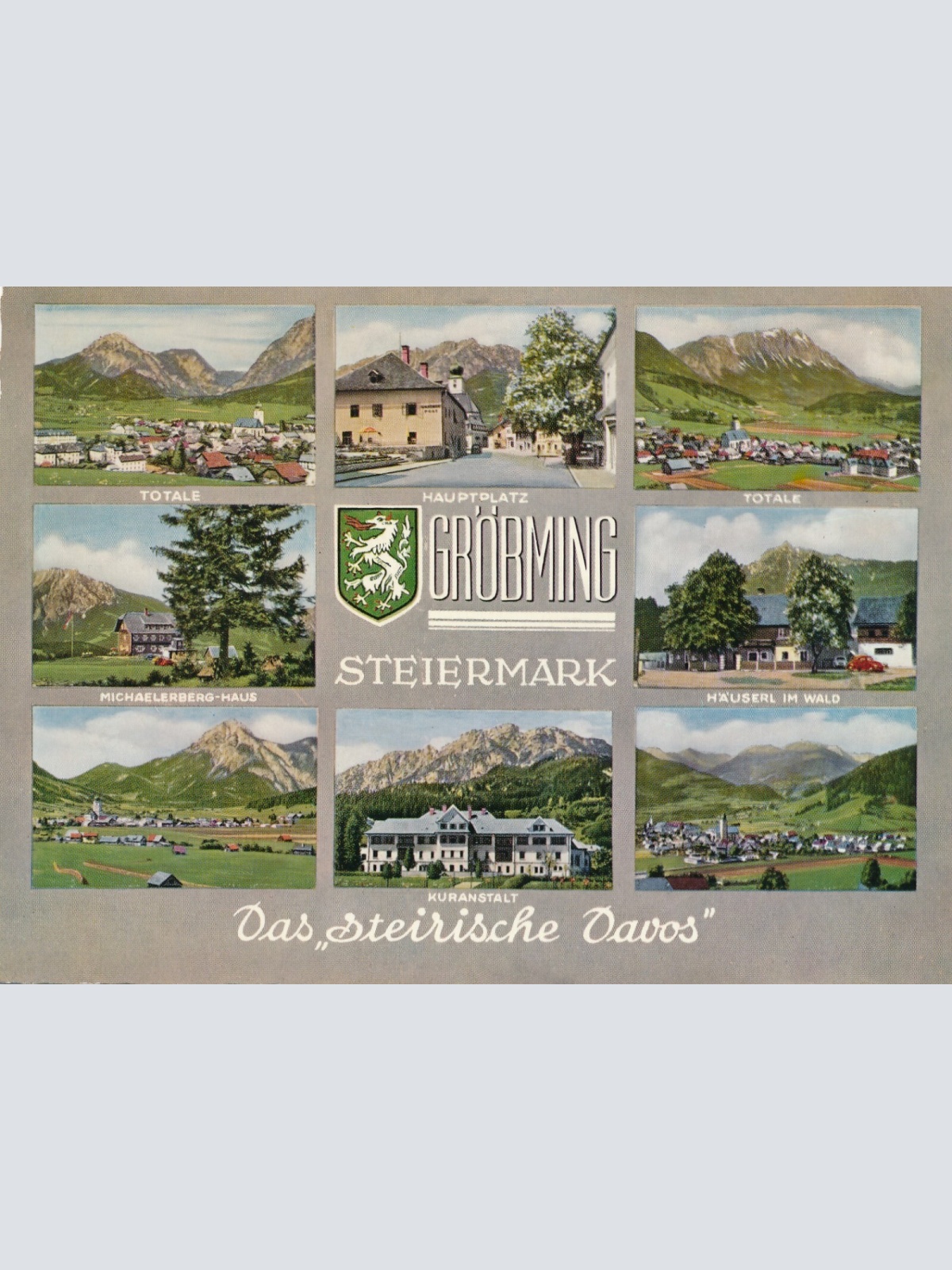 AK aus Gröbming Mehrbildkarte Steiermark Ansichtskarte (10913)