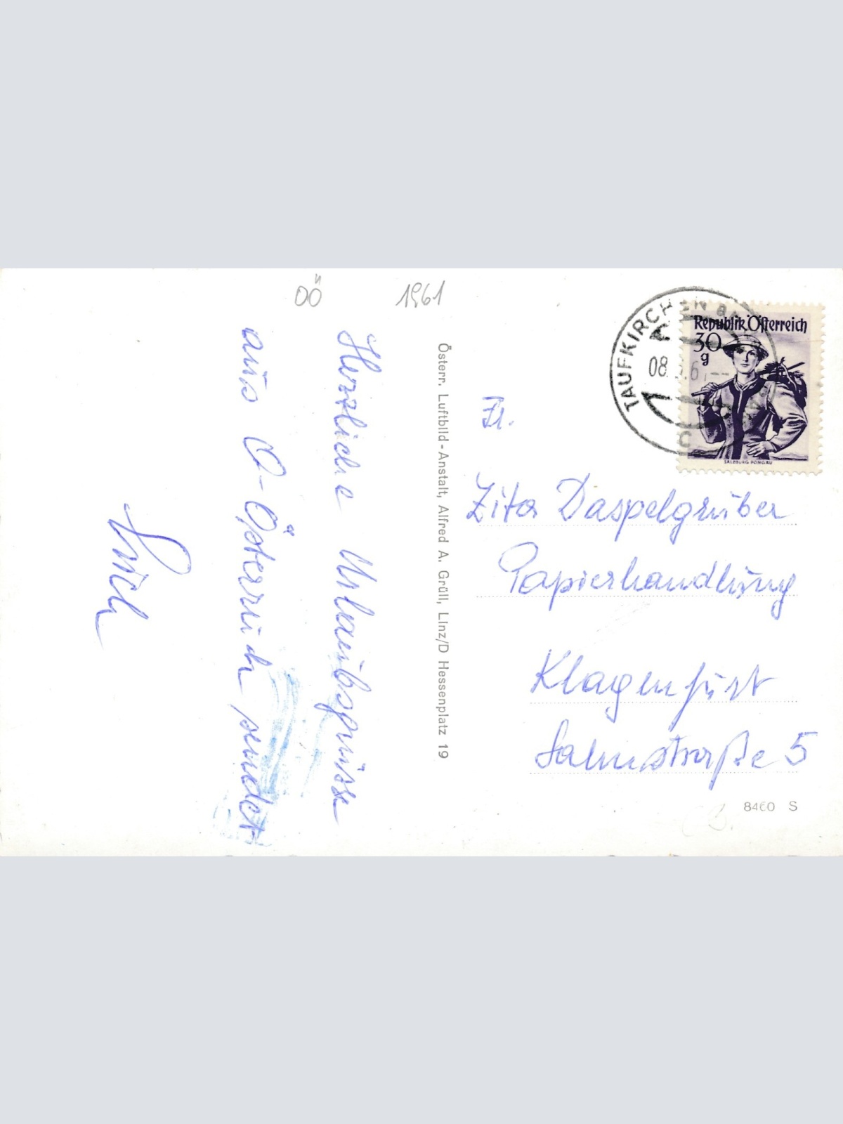 AK aus Taufkirchen Luftbild Nr. 3 Oberösterreich Ansichtskarte (11087)