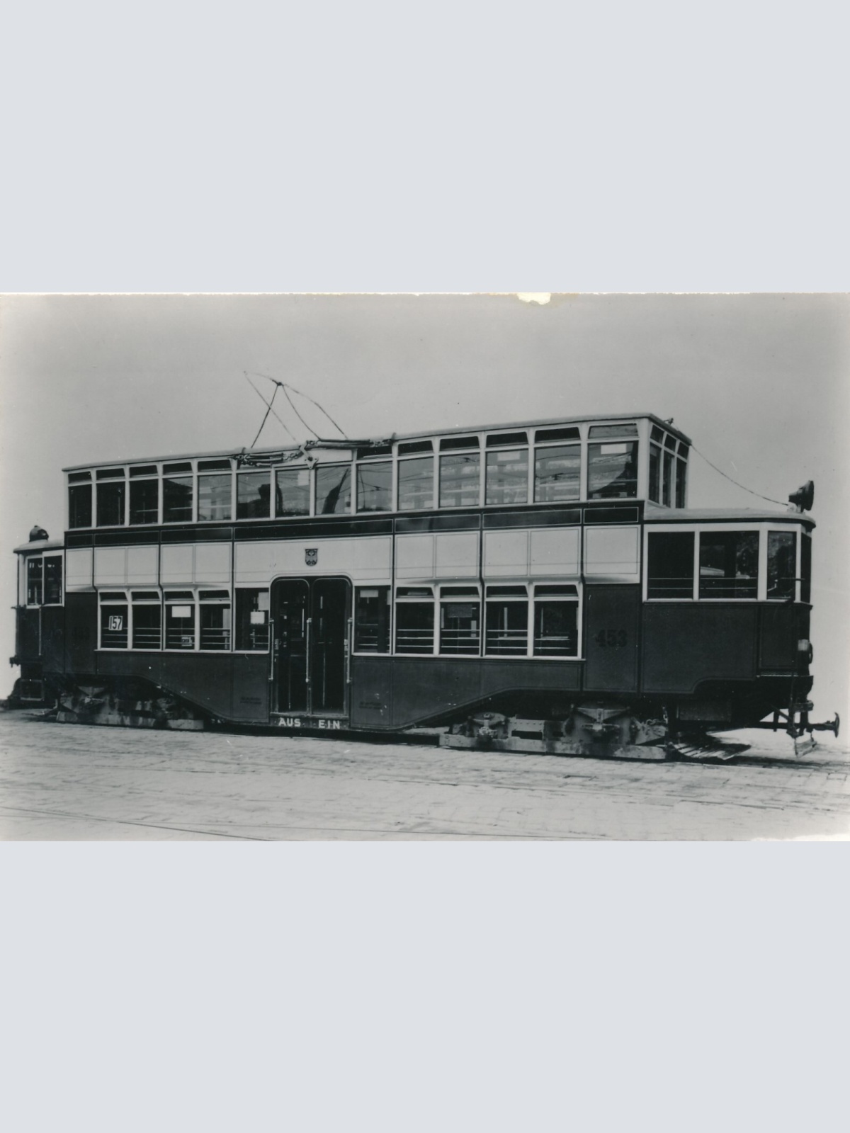 Motiv - Karte  Eisenbahn - Straßenbahn Ansichtskarte (11092)