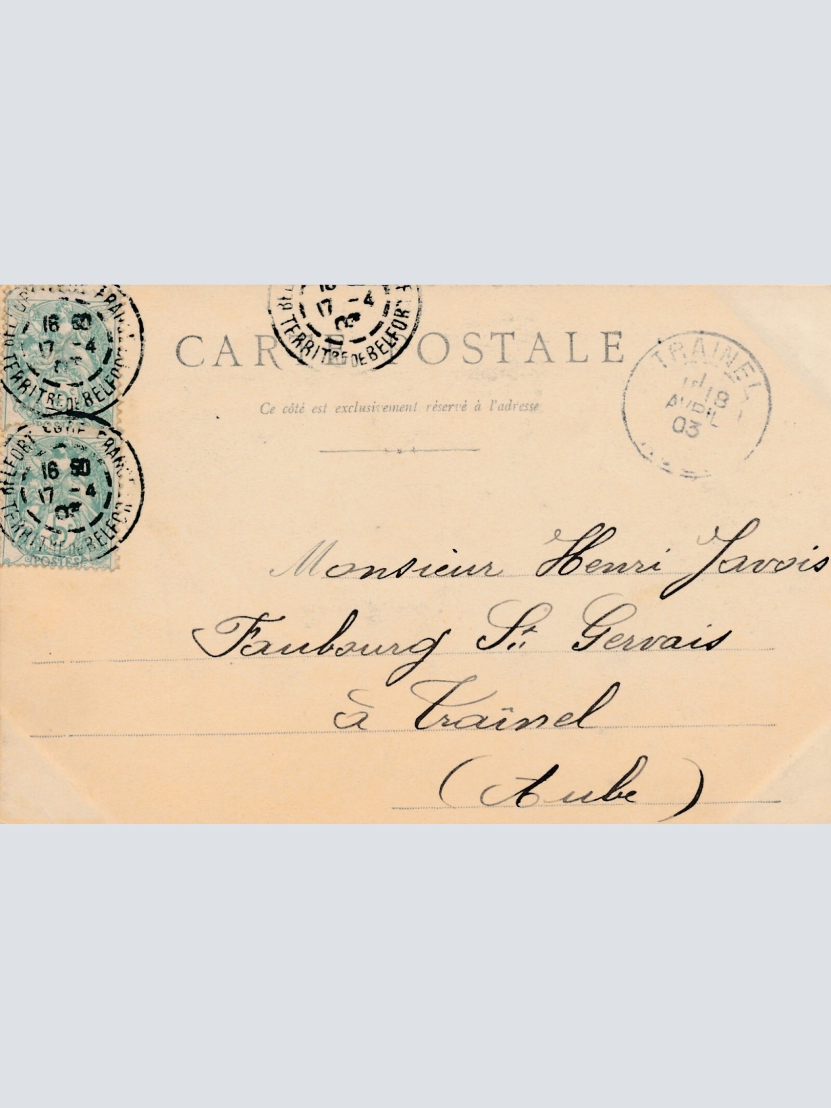 AK aus Belfort Hopital Militaire Frankreich Ansichtskarte (11038)