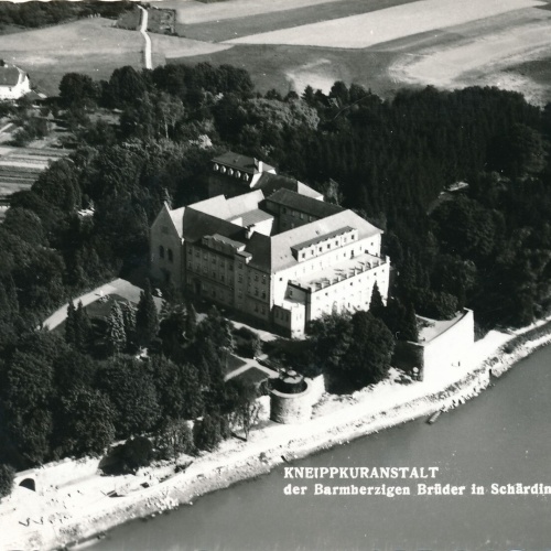 AK aus Schärding Kneippkuranstalt Oberösterreich Ansichtskarte (11047)